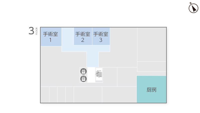 3階の館内案内図